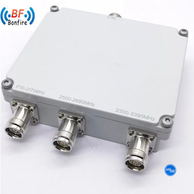 HL-0727-31 62 7701 3301 Ibs/Das 프로젝트용 3 대역 낮은 Pim 결합 RF 트립렉서