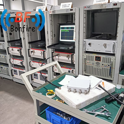 4.3-10f DIN-F 1710-2700MHz 4포트 로우 피임 RF 쿼드 밴드 조합기 RF 쿼드플렉서 2.630kg