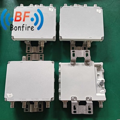 5g 조합기 698-3800MHz RF 광대역 낮은 PIM 쿼드플렉서