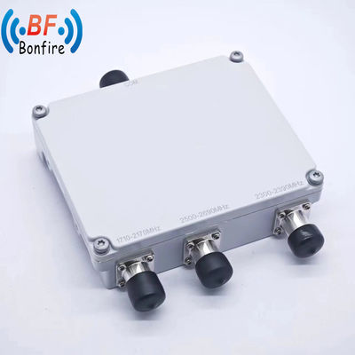 VHF UHF 디플렉서 1710-2170MHz 2300-2690MHz RF 로우 피임 듀플렉서 듀얼 밴드 컴바이너 N 여성 타입