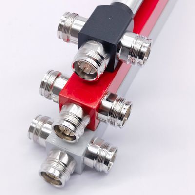 울트라 와이드밴드 3 웨이 로우 픽 반응성 고전력 스플리터 350-3800MHz 4.3-10 F 검은색
