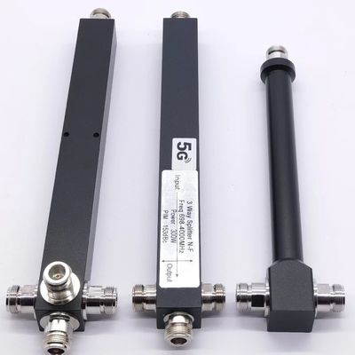 698-4200MHz N-F 3W Low Pim Cavity High Power Splitter 커스터마이즈 된 회색