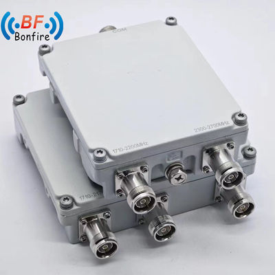 RF 디플렉서 1710-1880 1920-2170 2300-2400 2500-2700MHz DIN-F 디플렉서 C트리플렉서 옴바이너