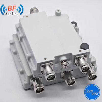 2300-2400 2500-2700MHz 낮은 Pim -150dbc 트리플렉서 RF 디플렉서 트윈 디플렉서 RF 듀얼 밴드 조합기 4.3-10-F 커넥터