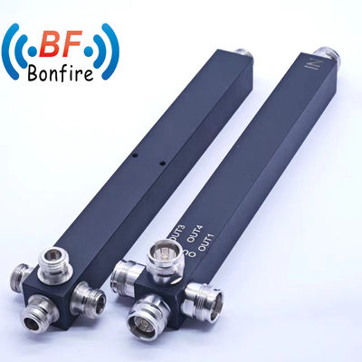 GFQ-617-4000MHz 50W 4 Way SMA 여성형 RF 전력 분할기 / 분할기 생산 OEM/ODM