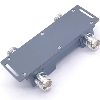 회색 DQ-0740-227701 하이브리드 결합기 하이브리드 결합기 2중 2 698-4000MHz 4.3-10 F 빨간색