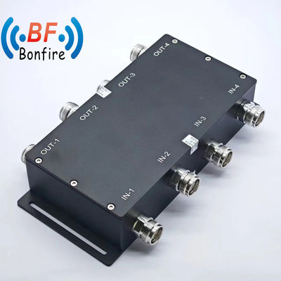 RF 조합기 698-3800MHz 광대역 4in4 3dB 하이브리드 커플러 N 성능으로 여성