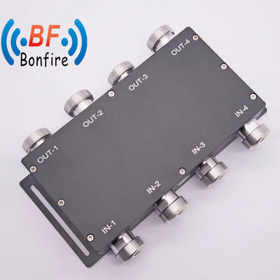 맞춤형 회색 698-3800MHz RF 로우 핑 3dB 하이브리드 커플러 컴바이너 4.3-10 여성 타입