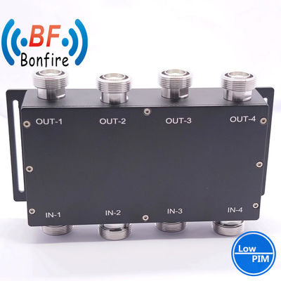 4.3-10-F/DIN-F/N-F 커플러 VHF 148-174MHz 신호 결합을 위한 4인1 하이브리드 커블러