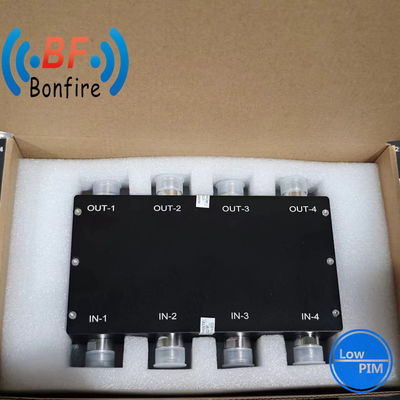 하이브리드 결합기 VHF 698-3800MHz RF 4in1 N 커넥터 소재의 하이브리드 커플러