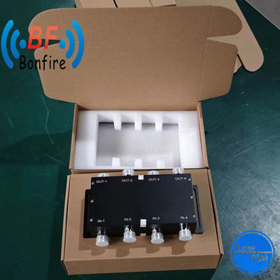 하이브리드 커플러 VHF 698-3800MHz 3dB 하이브리드 커블러 4 in 4 N 타입 커넥터