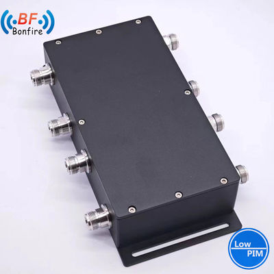 4.3-10-F/DIN-F/N-F 인터페이스 698-4000MHz 하이브리드 커플러/코미네이터 2X2 N 여성 로우 피임