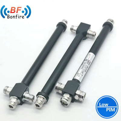 블랙 마이크로 웨브 파워 스플리터 0.5-6GHz DIN-F 커넥터와 함께 2 차원 RF 파워 디바이더