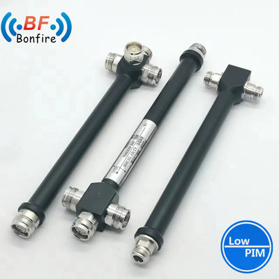 200W 698-3800MHz DIN 여성 컴팩트하고 내구성있는 디자인으로 2 차원 RF 전력 분할기