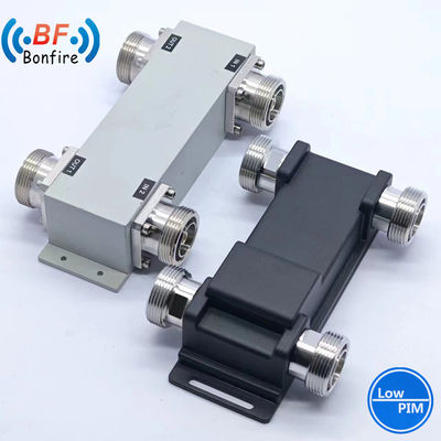 DIN-F/4.3-10-F/N-F 인터페이스와 PIM -160dbc 617-3800MHz와 함께 2X2 하이브리드 조합기