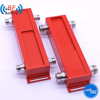 4.3-10-F/DIN-F/N-F 인터페이스 698-3800MHz 2에서 2 출력 RF 하이브리드 결합 결합기 IBS