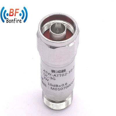 DC-3GHz 2W RF 3dB 코아시얼 고정 Attenuator와 N 남성 여성 커넥터 및 솔루션