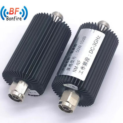 빨간색 5W RF DC-3GHz 동축 고정 저감 Nm-NF 커넥터 3dB 5dB 6dB 7dB 8dB 10dB 13dB 15dB 20dB 30dB 40dB