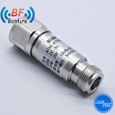 10일 전속시간 100W DC-6GHz 10dB-40dB RF 코아시얼 Attenuator for IP65 Indoor/Outdoor