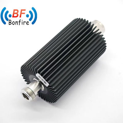 회색 DC-3800MHz RF 코아시얼 Attenuator 40dB N 타입 남성에서 여성 10W 낮은 PIM Attenuator