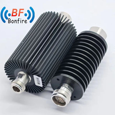 회색 DC-3800MHz RF 코아시얼 Attenuator 40dB N 타입 남성에서 여성 10W 낮은 PIM Attenuator