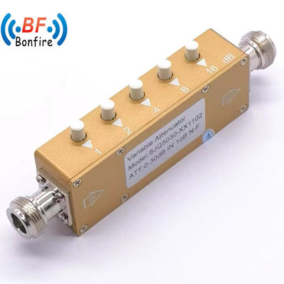 DC-3000MHz 5W 10W RF 변수 감소기에서 신호를 원활하게 제어하기 위한 단계 감소기