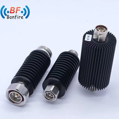 50W DC-3800MHz 3/6/10/15/20/40dB RF 신호 N-M/N-F 인터페이스를 위한 변수 약화기