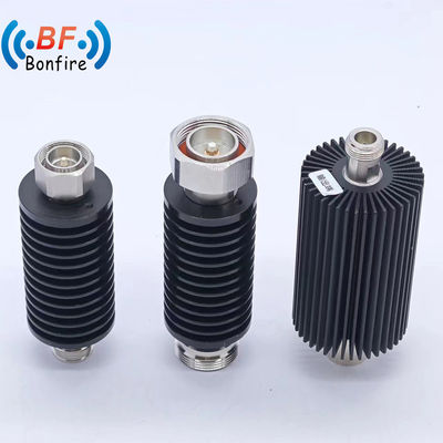 검은색 DC-3800MHz 마이크로파 통신 RF 코아시얼 Attenuator 조절 가능한 Attenuator
