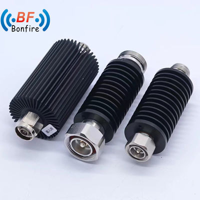 검은색 DC-3800MHz 마이크로파 통신 RF 코아시얼 Attenuator 조절 가능한 Attenuator