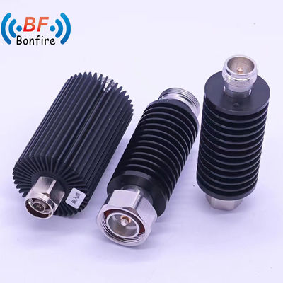 검은색 DC-3800MHz 마이크로파 통신 RF 코아시얼 Attenuator 조절 가능한 Attenuator