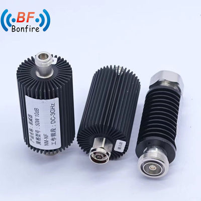 200W 코아시얼 Attenuator N-Jk 10dB 남성에서 여성 RF Attenuators 50ohm DC-3800MHz