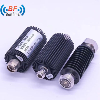50W 3-40dB 조절 가능한 RF 코아시얼 Attenuator 기계 및 고정 Attenuation
