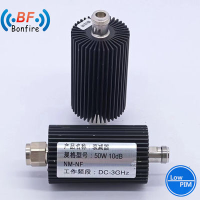 회색 RF Attenuator DC-3800MHz 3dB 6dB 10dB 15dB 20dB 30dB 40dB 5W 동축 Attenuator SMA-남자에서 SMA-여성 조절
