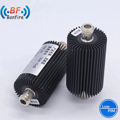 회색 100W DC-3800MHz 3-40dB 조정 가능한 약소 RF 동축 약소 통신 시스템