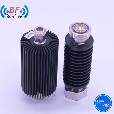 빨간색 100W 조절 가능한 약소 RF 동축 어댑터 DC-3800MHz DIN 여성에서 남성 3-40dB