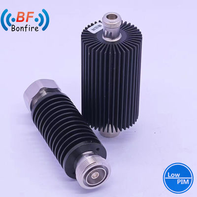 빨간색 100W 조절 가능한 약소 RF 동축 어댑터 DC-3800MHz DIN 여성에서 남성 3-40dB