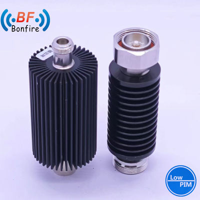 빨간색 100W 조절 가능한 약소 RF 동축 어댑터 DC-3800MHz DIN 여성에서 남성 3-40dB