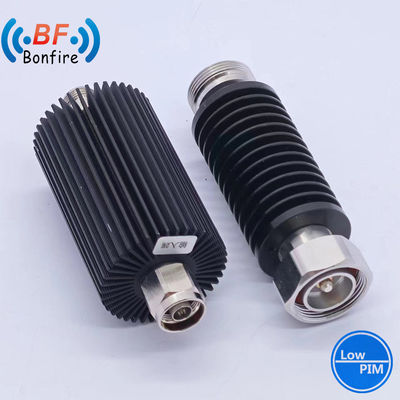 빨간색 100W 조절 가능한 약소 RF 동축 어댑터 DC-3800MHz DIN 여성에서 남성 3-40dB