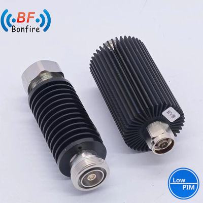 빨간색 100W 조절 가능한 약소 RF 동축 어댑터 DC-3800MHz DIN 여성에서 남성 3-40dB