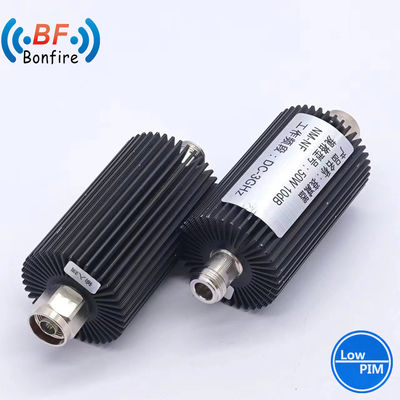 DC-3800MHz 7-16 DIN 50 Ohm RF 고정 Attenuators 15/20dB 실내 / 야외에 조정