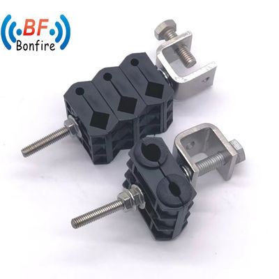 전기 케이블 및 통신 현장에서 섬유를 위한 플라스틱 클램프 4.5mm-23mm 지름