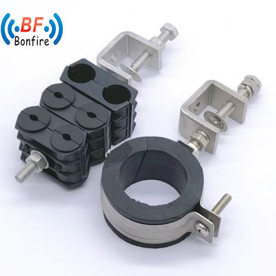 전기 케이블 및 통신 현장에서 섬유를 위한 플라스틱 클램프 4.5mm-23mm 지름