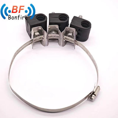 맞춤형 5-7mm 13-14mm 세 개의 구멍 갈고리 타입 피더 클램프 자폐 케이블 클램프