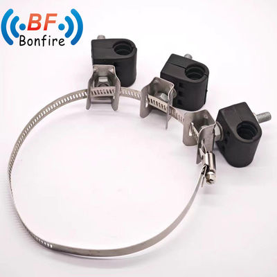 케이블 관리용 3중선 섬유 및 전력 케이블 피더 클램프 23.5-30.1mm 2* 4-8mm