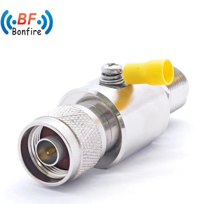 BLQ-060-41101 DC-6000MHz RF 어레스터 코아시얼 번개 파동 어레스터 Nm ~ NF 블랙