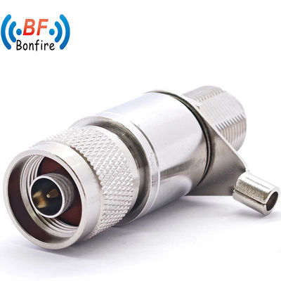 BLQ-060-41101 DC-6000MHz RF 어레스터 코아시얼 번개 파동 어레스터 Nm ~ NF 블랙