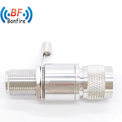 50ohm 남성에서 여성 코아시얼 케이블 커넥터 RF 급류 차단기 N 잭 여성에서 SMA 플러그 번개 보호기 3G 6g