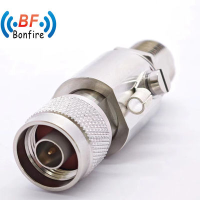 50ohm 남성에서 여성 코아시얼 케이블 커넥터 RF 급류 차단기 N 잭 여성에서 SMA 플러그 번개 보호기 3G 6g
