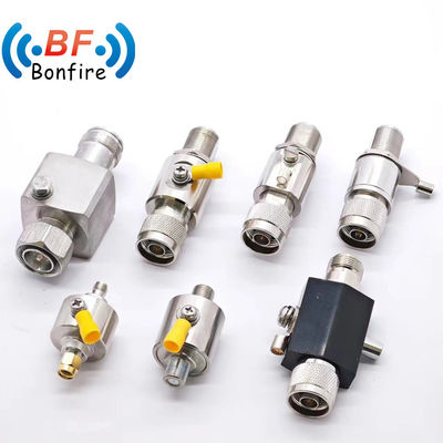 RF 코아시얼 번개 돌풍 보호기 N-M ~ N-F 6000MHz UHF Pl259 ~ So239 잭 체포기