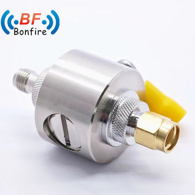 RF 번개 차단기 듀얼 여성 F 잭에서 F 잭 동축 케이블 급증 보호기 698-3800MHz 실내 / 야외 IP65
